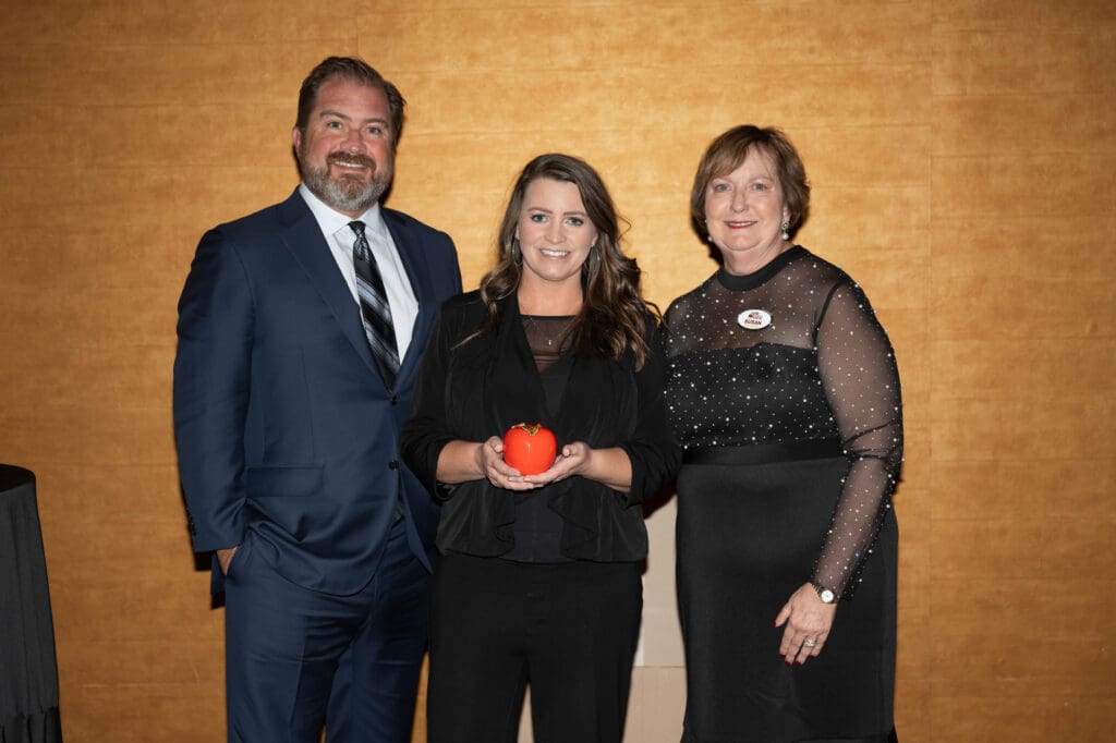 Presenting the apple award at the 2025 Royal Gala