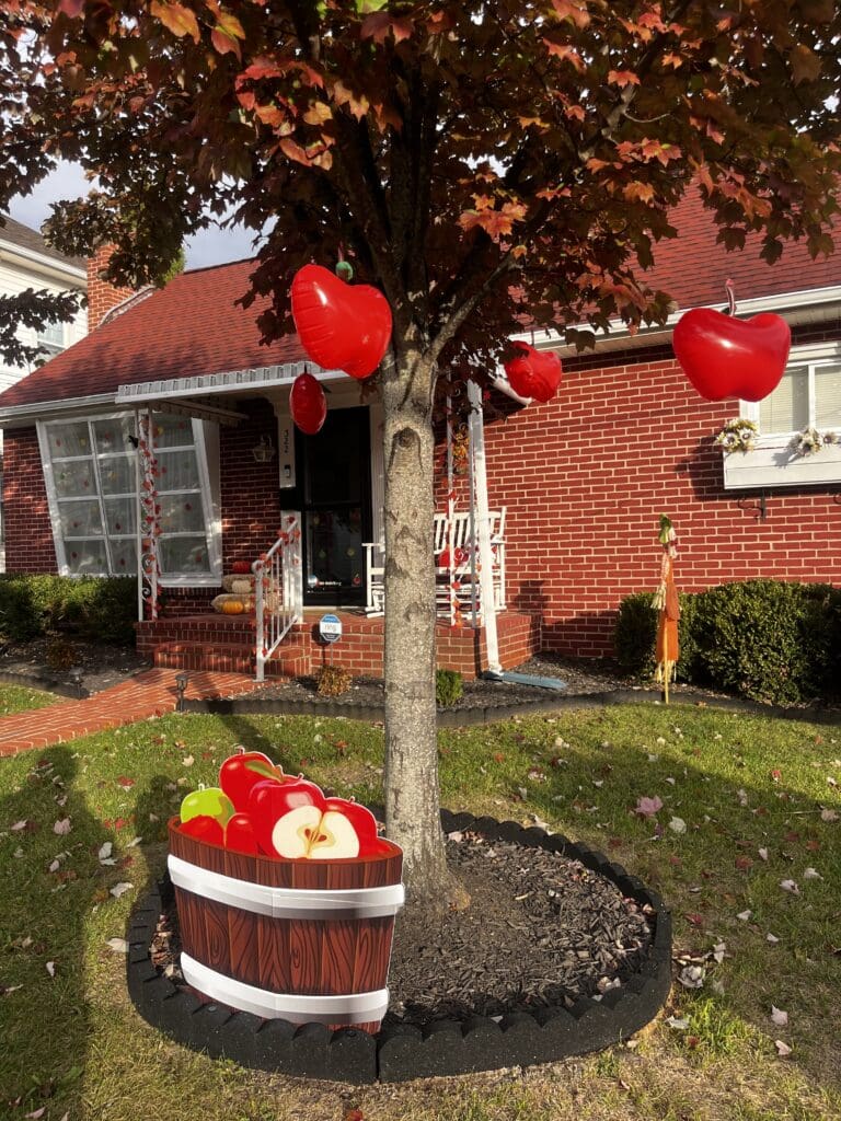 2025 Second Place — The Hutzler family on South Illinois Avenue